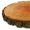 Floristik24 Disco de madera de aliso natural Ø20cm - 24cm