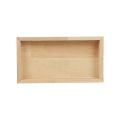 Floristik24 Bandeja de madera bandeja decorativa madera rectangular natural 28×15×3,5cm