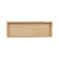 Floristik24 Bandeja de madera bandeja decorativa madera rectangular natural 40×14×2,5cm
