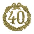 Floristik24 Aniversario número 40 en oro