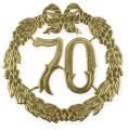 Floristik24 Aniversario número 70 en oro
