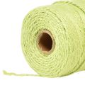 Floristik24 Cinta de yute cinta decorativa yute cordón de yute verde Ø2mm 200m
