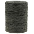 Floristik24 Cordón de yute cordón de yute cordón decorativo yute antracita Ø3mm 150m