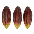 Floristik24 Cocoa fruit artificial deco escaparate púrpura-verde 17cm 3pcs