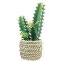 Floristik24 Cactus en maceta cactus artificiales surtidos 28cm 2uds
