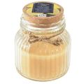 Floristik24 Vela Citronela vela perfumada tapa de cristal miel Al. 11,5 cm