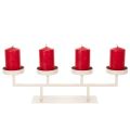 Candelabro moderno con cuatro platos para velas, 47 cm. | Floristik24.es