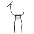 Portavelas con forma de reno y vaso para vela pequeña, 28 cm. | Floristik24.es