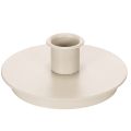 Floristik24 Portavelas redondos color crema para velas cónicas, decoración de mesa, 10 cm, 2 unidades
