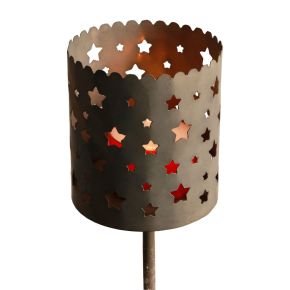 Portavelas para pegar corona de Adviento Ø6,5cm H14cm 4 piezas | Floristik24.es