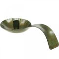 Candelero cuchara metal aspecto antiguo patinado 25x11x5cm | Floristik24.es