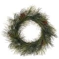 Floristik24 Corona de ramas de pino artificiales con piñas de 60 cm