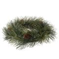 Corona de ramas de pino artificiales con piñas de 60 cm | Floristik24.es