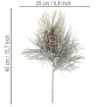 Rama de pino artificial con piñas, de invierno, 40 cm. | Floristik24.es