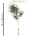 Rama de pino artificial para decoración de mesas y jarrones, 70 cm. | Floristik24.es