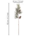 Rama de pino artificial con piñas y agujas largas de 105 cm. | Floristik24.es