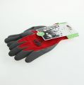 Floristik24 Kixx guantes de jardín de nailon talla 10 rojo, gris