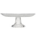 Plato de cristal clásico para tartas con pie - Elegante para cualquier celebración Ø 20cm | Floristik24.es