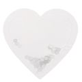 Floristik24 Corazón de confeti de 5 cm, 24 unidades