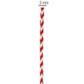 Cordón con estampado en zigzag en rollo para manualidades y embalaje, 3 mm de diámetro, 20 m de largo. | Floristik24.es
