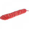 Floristik24 Cordón de fieltro cordón vintage para manualidades rojo 30m