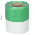 Cinta de muaré verde y blanca para corona, 100 mm x 25 m - cinta nacional, ribete de tafetán, cinta de lazo, cinta decorativa | Floristik24.es