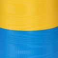 Cinta de muaré azul y amarilla para corona, 100 mm, cinta nacional, cinta de club, cinta decorativa, cinta de luto festivo, acetato | Floristik24.es