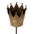 Corona decorativa con palo, decoración vintage para plantas en maceta, 73 cm. | Floristik24.es