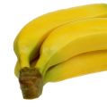 Floristik24 Racimo de plátano artificial amarillo 23cm