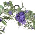 Floristik24 Corona de flores artificiales lavanda Corona de lavanda mediterránea Ø35cm 2ud