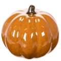 Calabaza de cerámica con luz