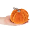 Calabaza de tela como decoración de mesa, decoración otoñal, 13 cm, 3 piezas | Floristik24.es
