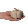 Calabazas decorativas de punto, decoración otoñal, 10 cm, 6 unidades | Floristik24.es