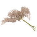 Decoración de flores artificiales, rama de coral, ramas decorativas blanco marrón 40cm 4ud