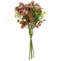 Floristik24 Ramo de flores artificiales deco ranunculus rosa artificial 32cm