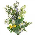 Floristik24 Ramo artificial con decoración de flores artificiales de eucalipto 48cm