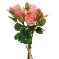 Floristik24 Ramo de rosas art rosa 40cm