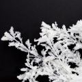 Rama artificial esmerilada decorativa para invierno, color blanco, 78 cm, 2 unidades | Floristik24.es