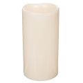 Floristik24 Vela LED grande a pilas con temporizador, luz blanca cálida, para exteriores, 25 cm