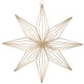 Floristik24 Estrella decorativa LED de alambre para colgar, para uso interior, funciona con pilas, 51 cm.