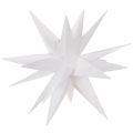 Floristik24 Estrella LED navideña blanca cálida con temporizador para exteriores, 60 cm