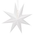Estrella colgante LED con temporizador, luz blanca cálida, para exteriores, 38 cm. | Floristik24.es
