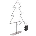 Floristik24 Árbol de Navidad LED, funciona con pilas, decoración de mesa para interiores, 47 cm