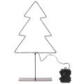 Árbol de Navidad LED, funciona con pilas, decoración de mesa para interiores, 47 cm | Floristik24.es