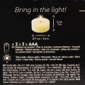 Vela LED de té, luz blanca
