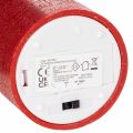 Vela LED cilíndrica de cera