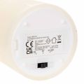 Vela LED cilíndrica de cera