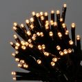 Floristik24 Cadena de luces LED arroz 180s 13,5m negro/blanco cálido