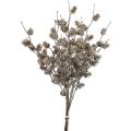 Rama de alerce ramas decorativas artificiales conos blanco 52cm 3ud