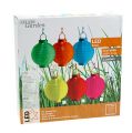 Lampion LED con solar 20cm naranja | Floristik24.es